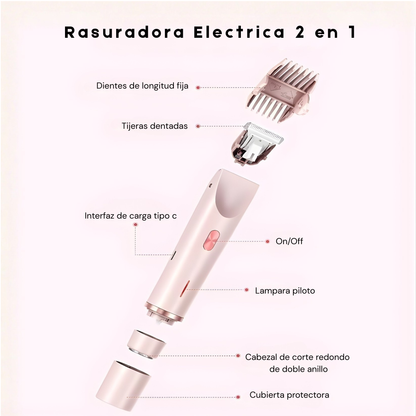 Rasuradora electrica 2 en 1