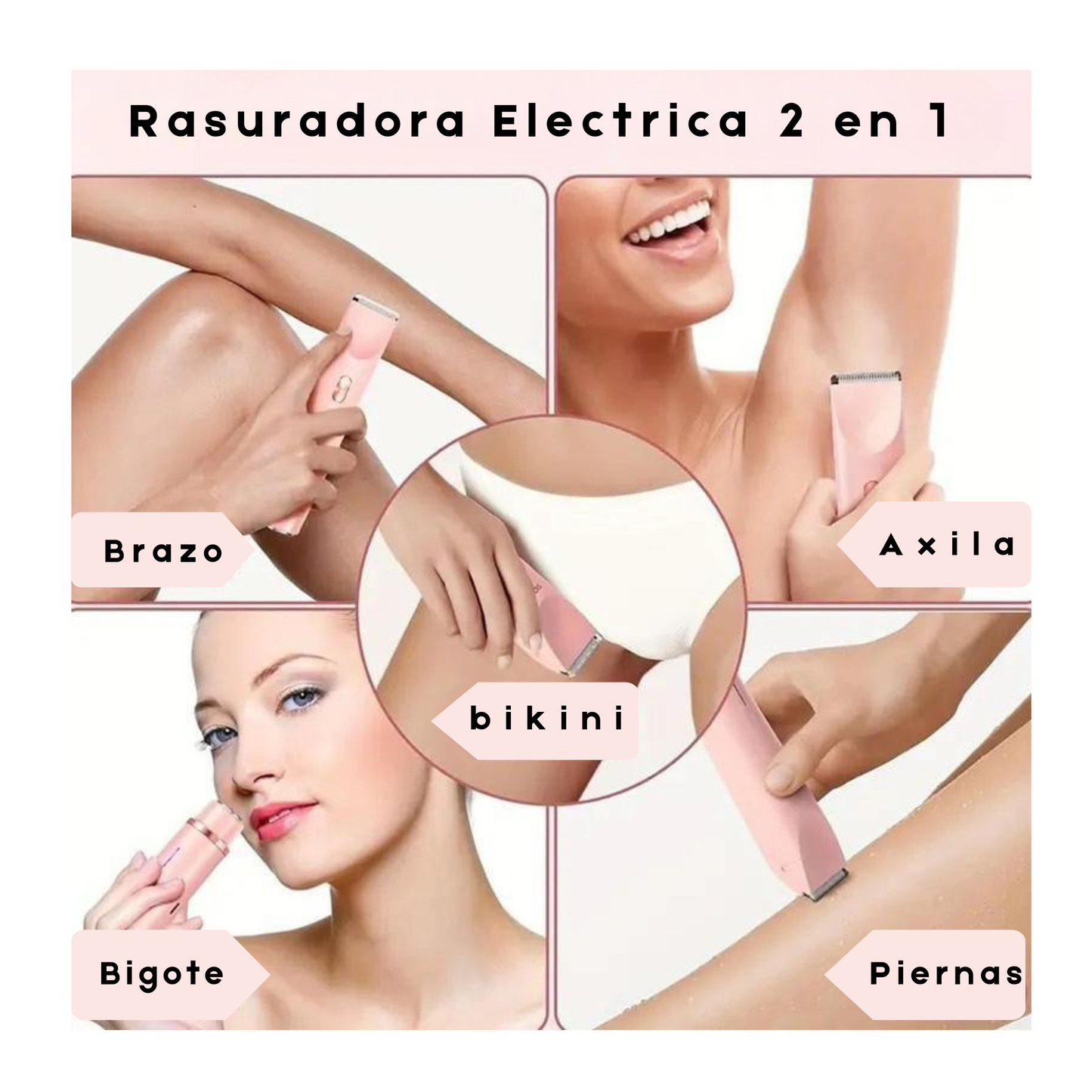 Rasuradora electrica 2 en 1