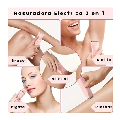 Rasuradora electrica 2 en 1
