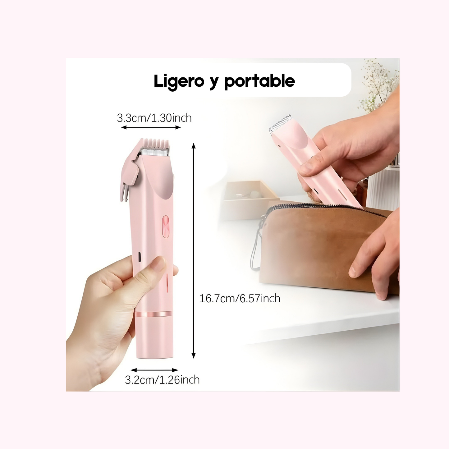 Rasuradora electrica 2 en 1